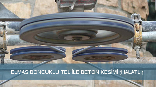 tel ile beton kesme